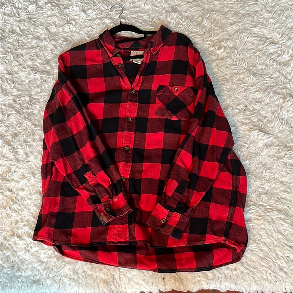 Red and black flannel